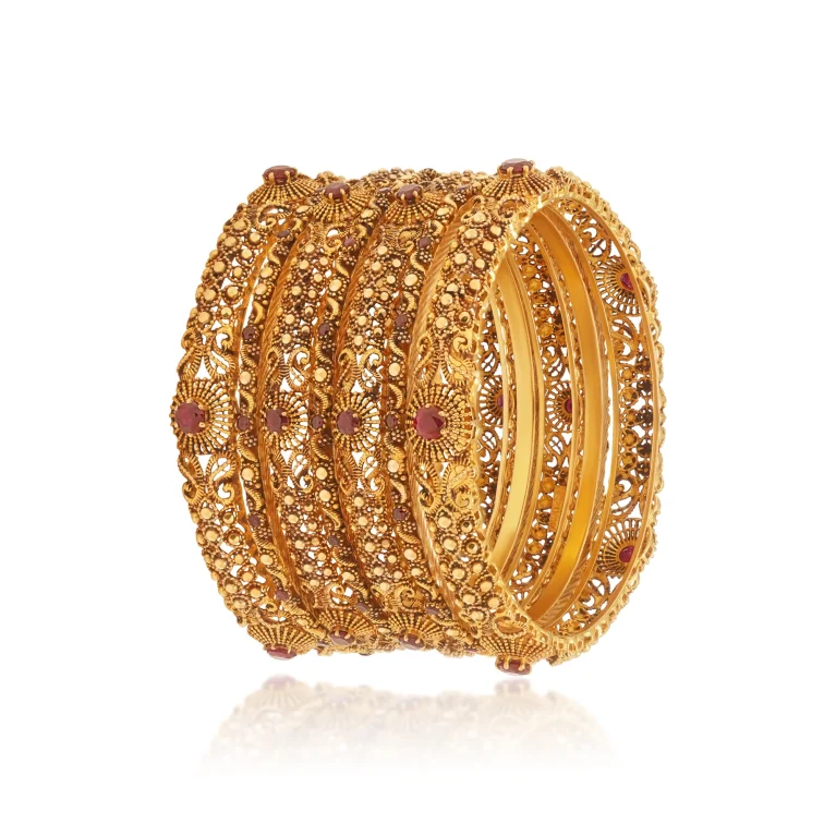 Medallion Bangle Set