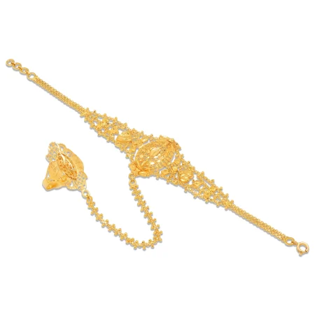 Grace Gold Hand Bracelet