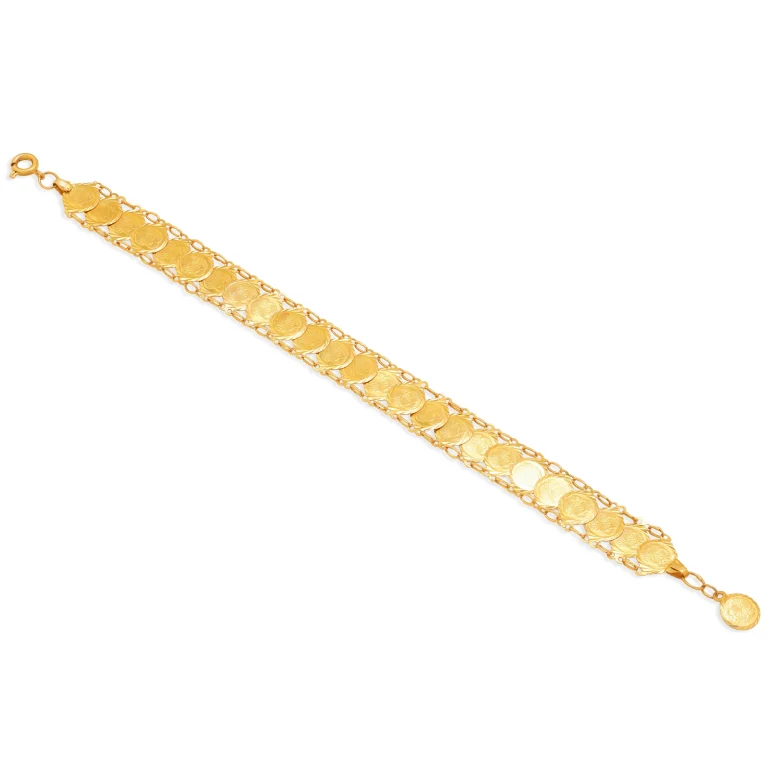 Golden Continuum Coin Bracelet