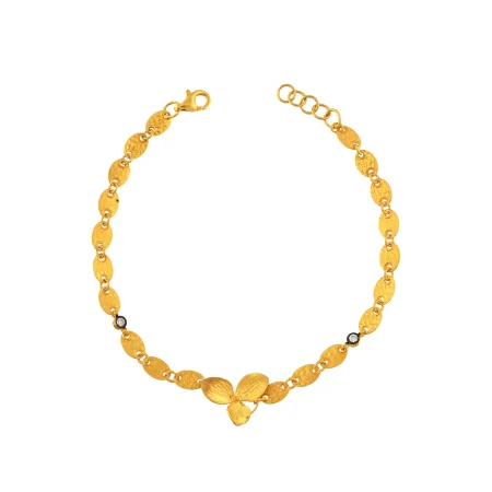Golden Bloom Chain Bracelet