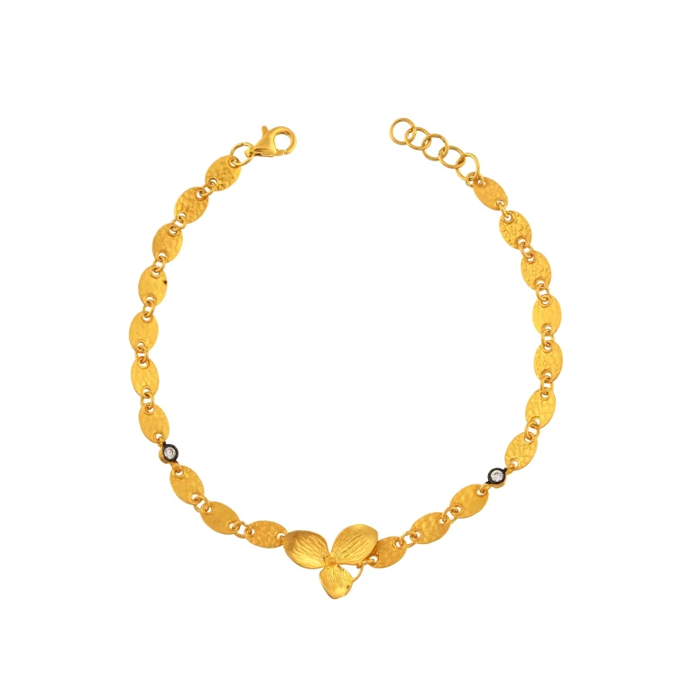Golden Bloom Chain Bracelet