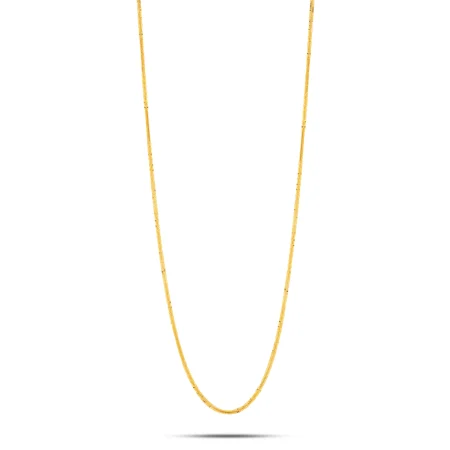 Textured Line Gold Chain