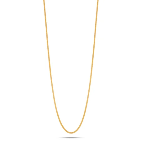 Sleek Mesh Gold Chain