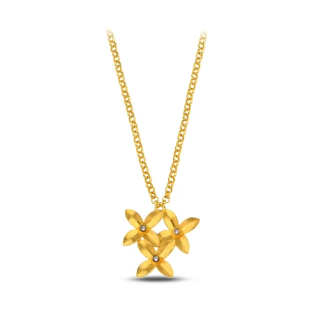 Petal Trio Gold Chain