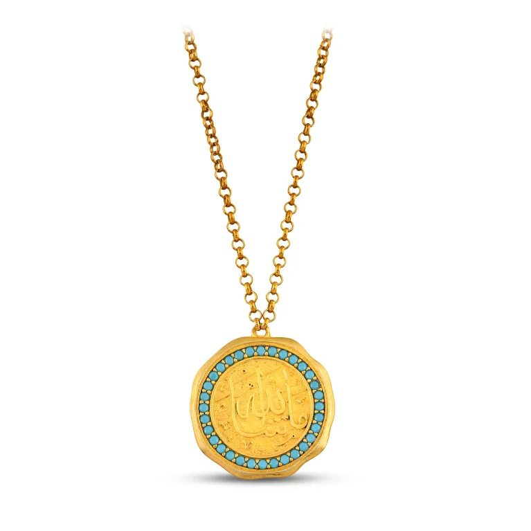 Divine Seal Gold Pendant