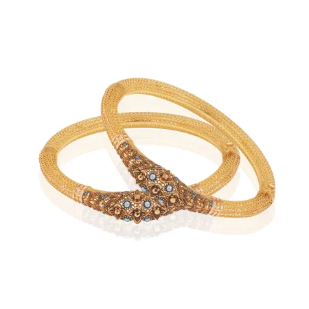 Floral Majesty Kara Pair