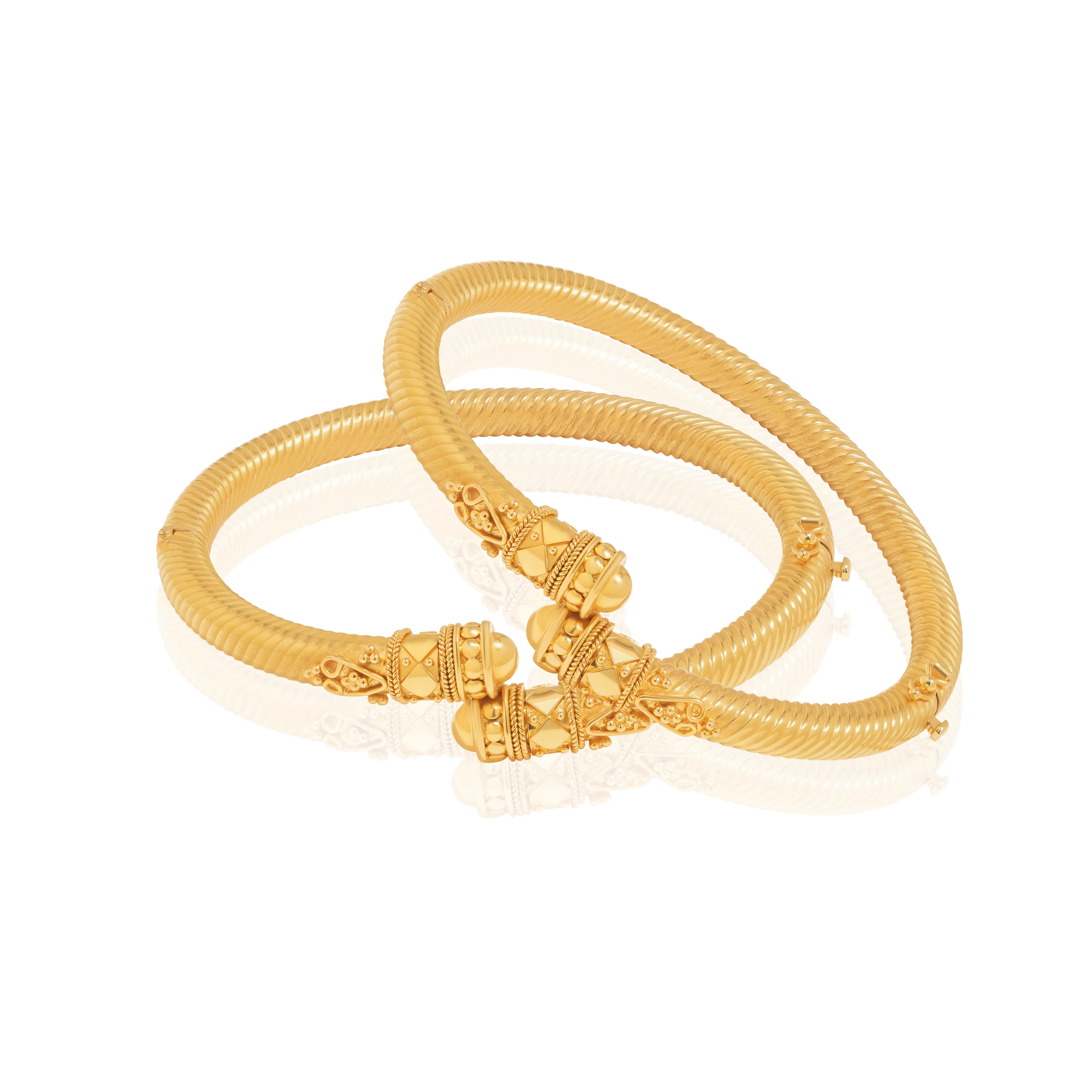 Classic Gold Kara Pair