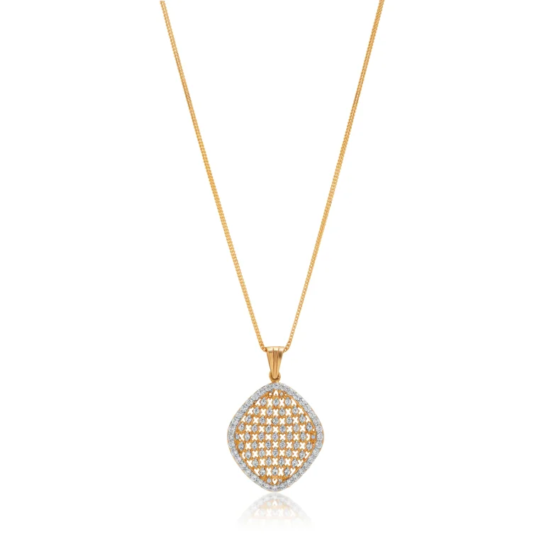 Lattice Grace Gold Locket
