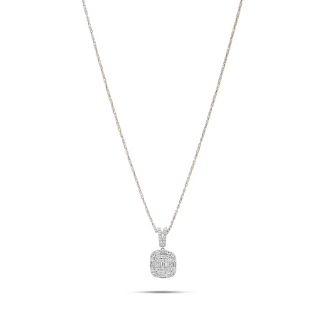 Cushion Diamond Pendant