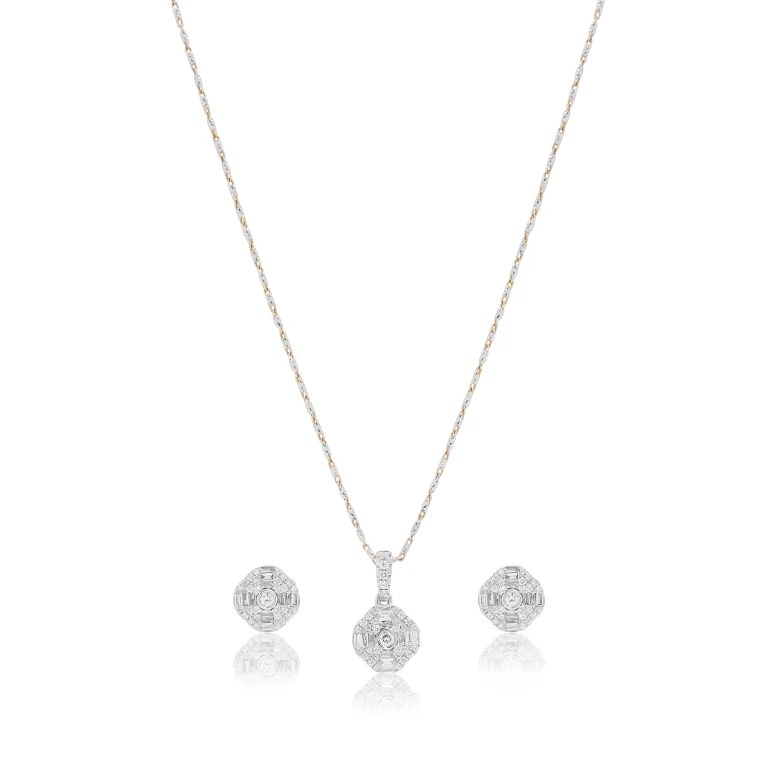 Prism Edge Locket Set