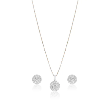 Round Diamond Locket Set