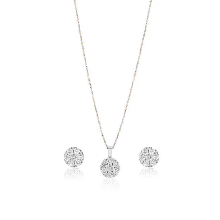 Pure Spark Diamond Locket Set