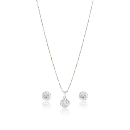 Rosette Pendant Set