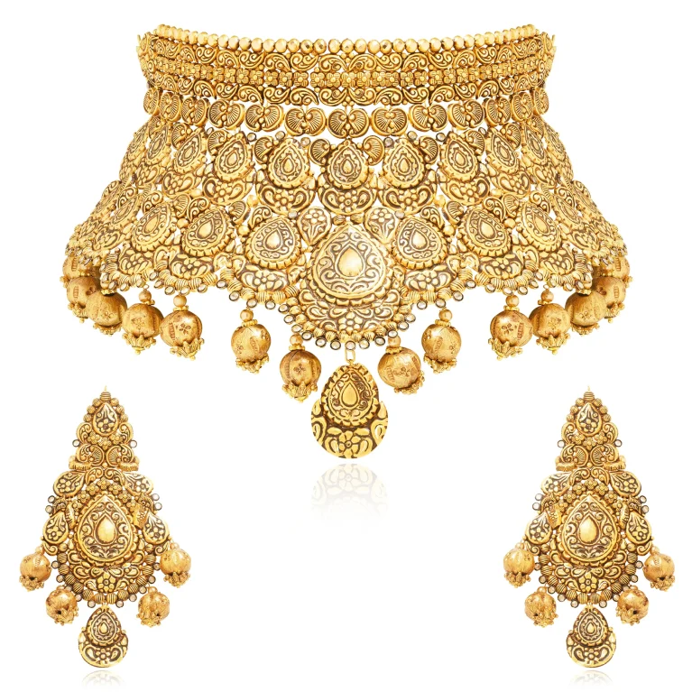 “Vintage Crown Choker Set”