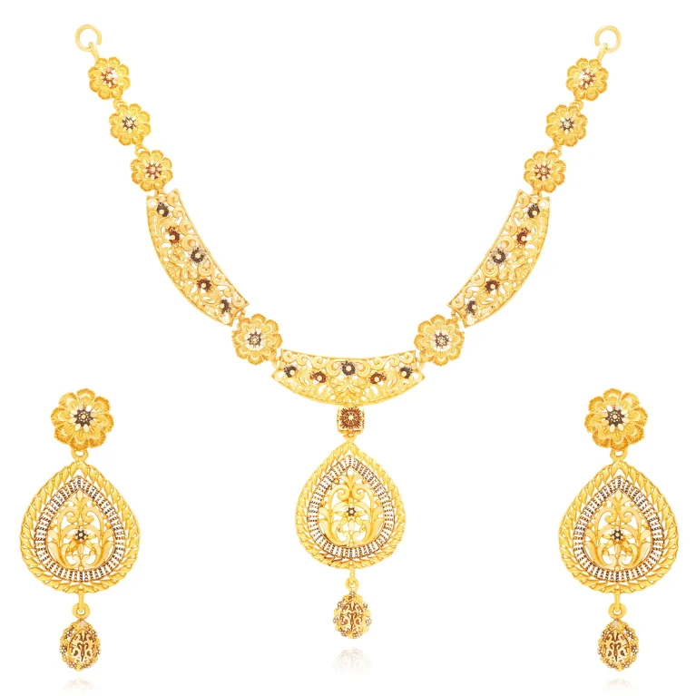 Regal Flora Necklace Set