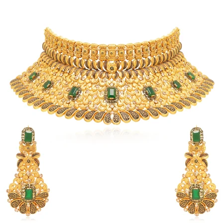 Emerald Crown Choker