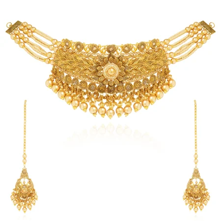 “Sovereign Petaline Choker Set”