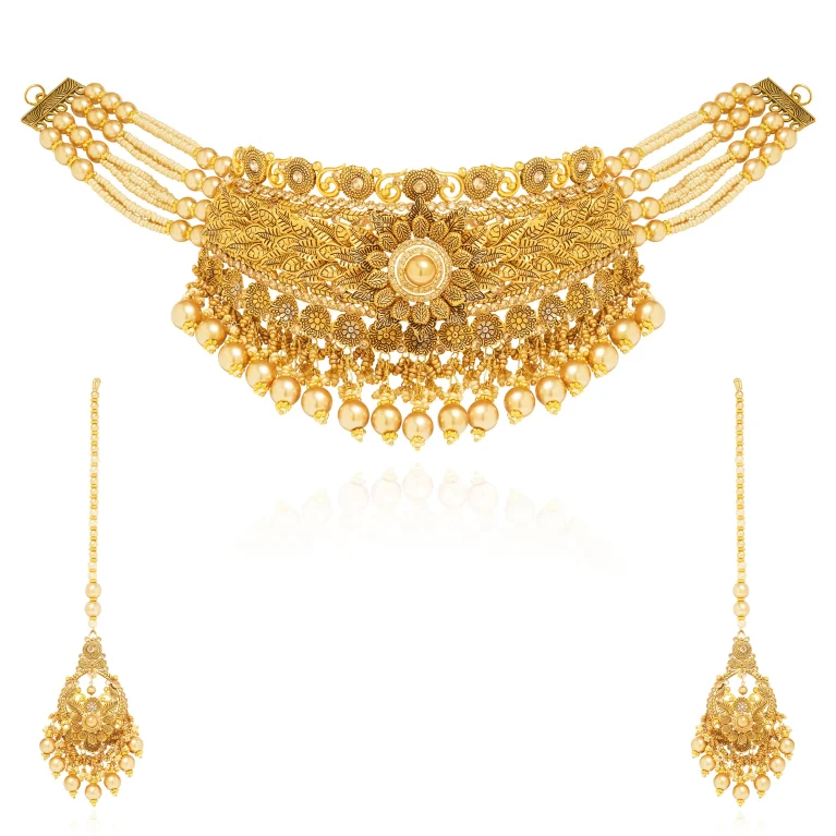 “Sovereign Petaline Choker Set”