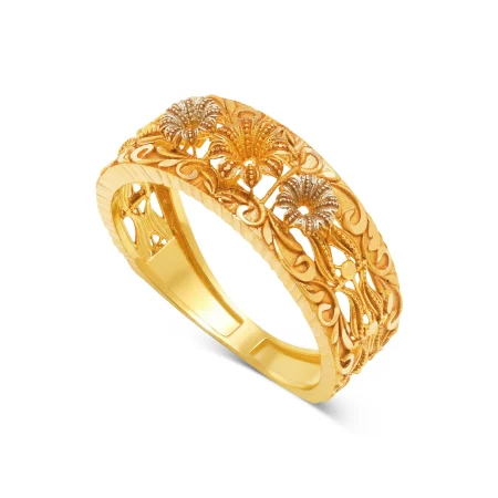 Gilded Twin Blossom Band