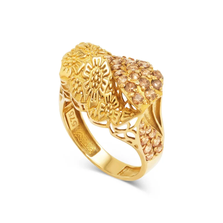 Royal Filigree Gold Ring