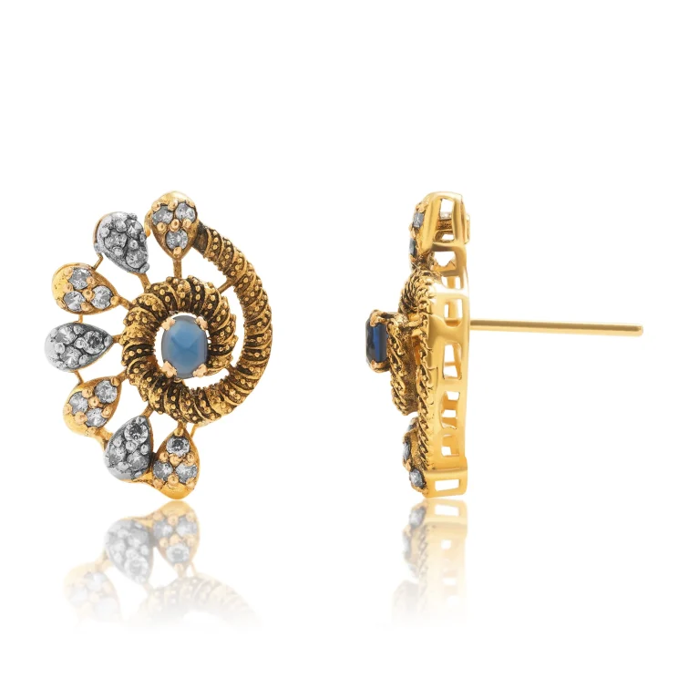 Crescent Bloom Gold Tops