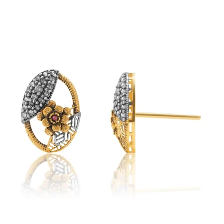 Moonlit Blossom Gold Tops