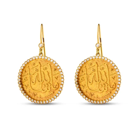 Circle Gold Earrings