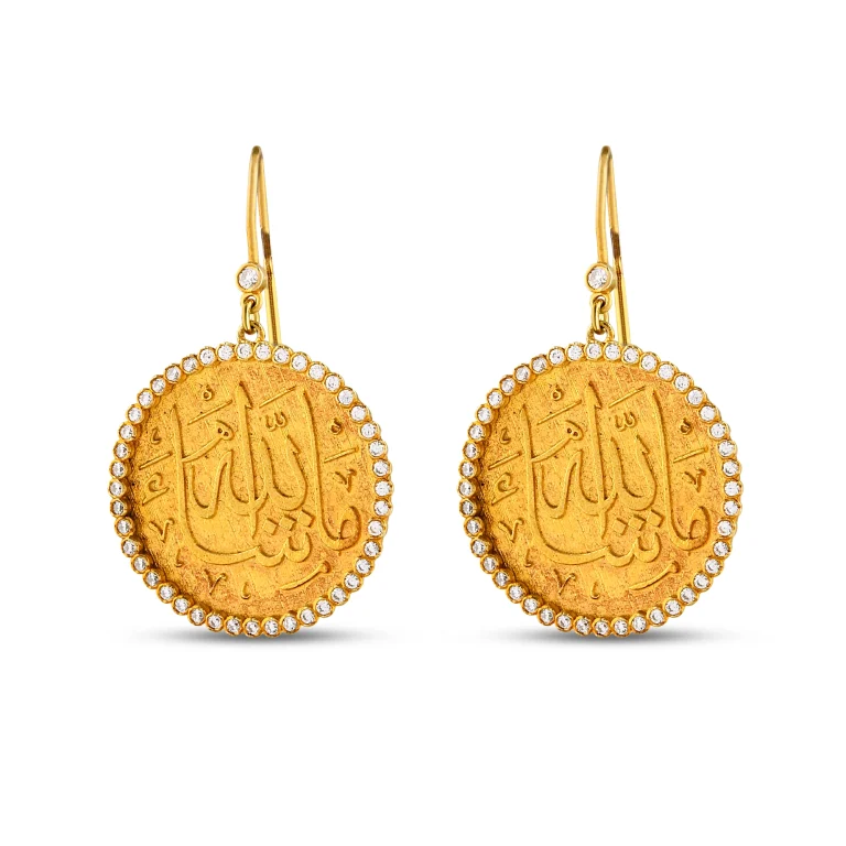 Circle Gold Earrings
