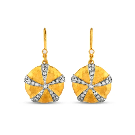 Starburst Gold Earrings