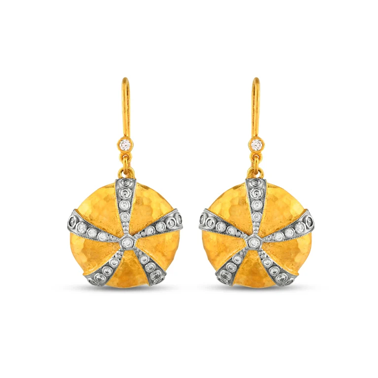 Starburst Gold Earrings