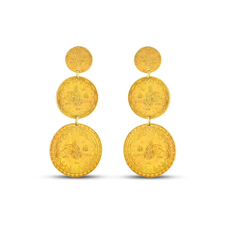 Coin Drop Earrings