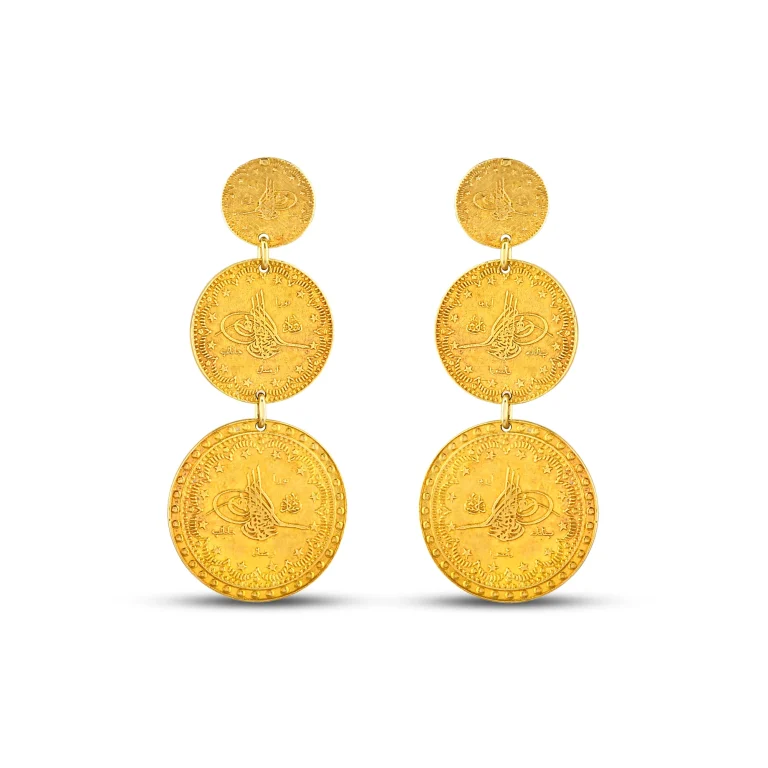 Coin Drop Earrings