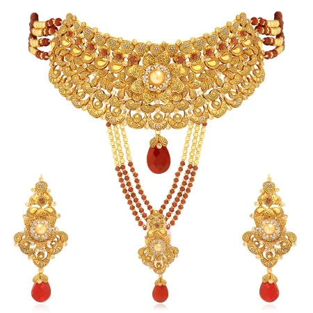 Pearl Necklace & Mala Set