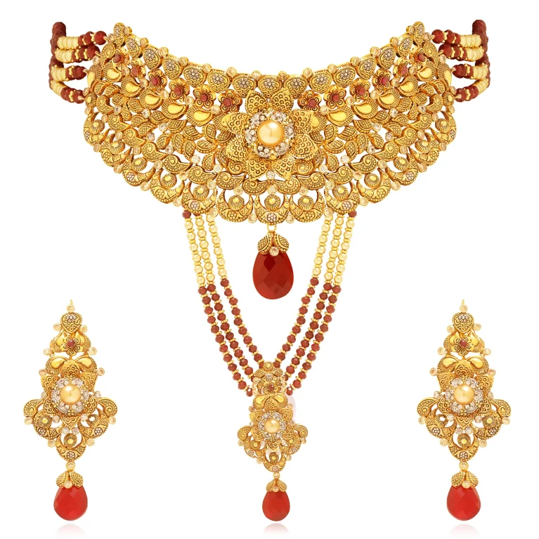 Pearl Necklace & Mala Set