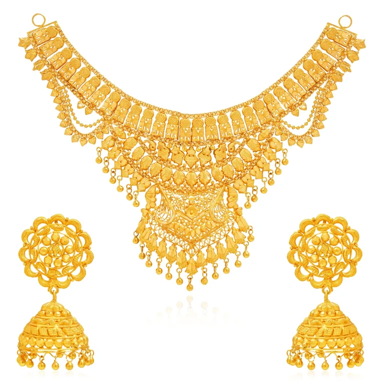 Royalty Gold Necklace Set