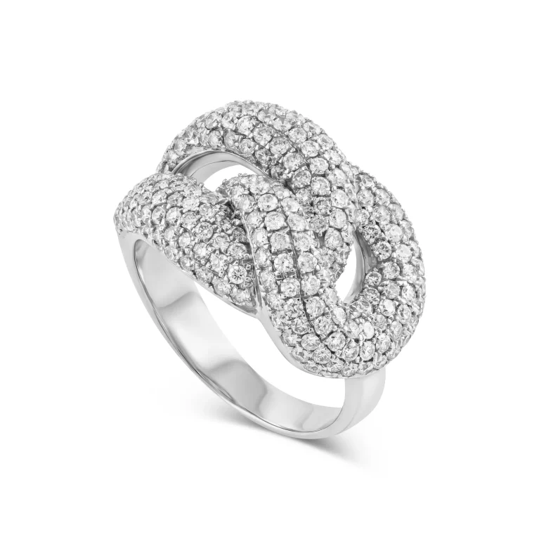 Eternal Knot Diamond Ring
