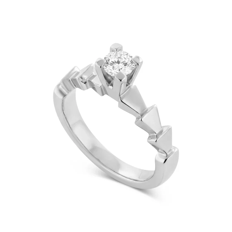 Apex Crown Diamond Ring