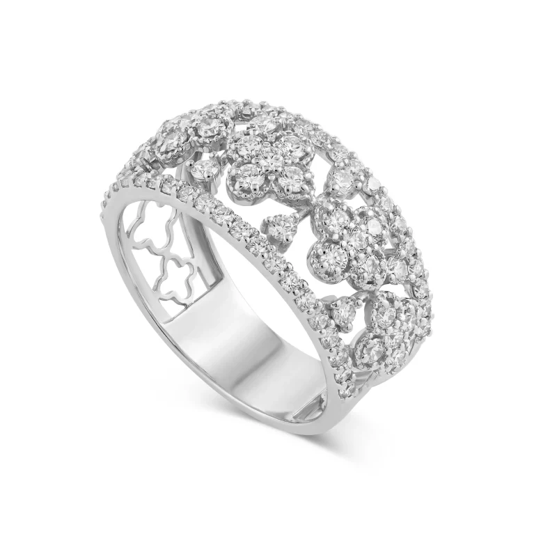 Floral Symphony Diamond Ring