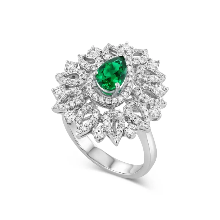 Emerald Royale Bloom Ring