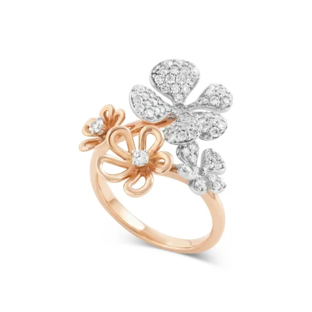 Petal Symphony Diamond Ring