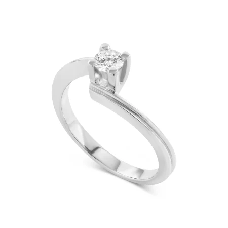 Pureline Solitaire Ring