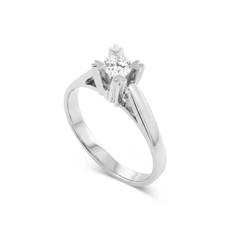Crownlight Solitaire Ring