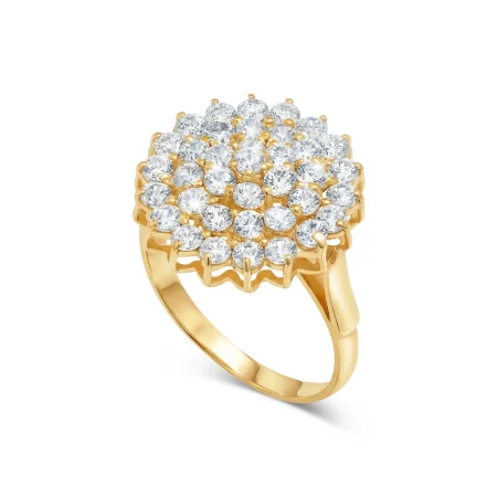 Royal Petal Gold Ring