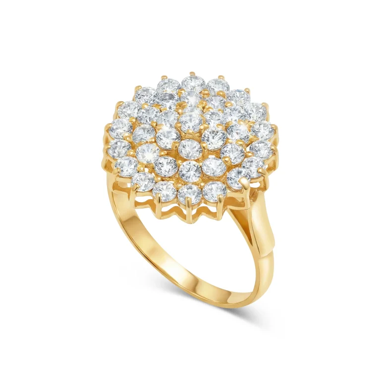 Royal Petal Gold Ring