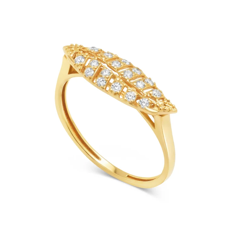 Marquise Glow Gold Ring