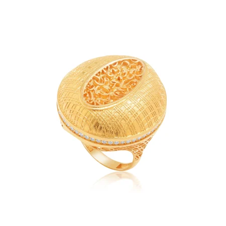 Imperial Script Dome Ring