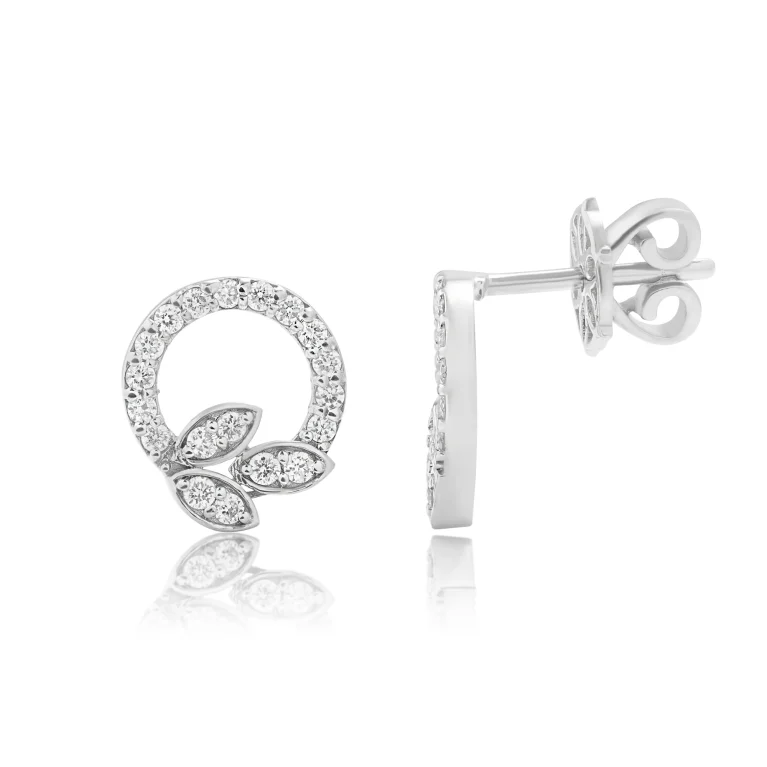 Petal Loop Diamond Studs