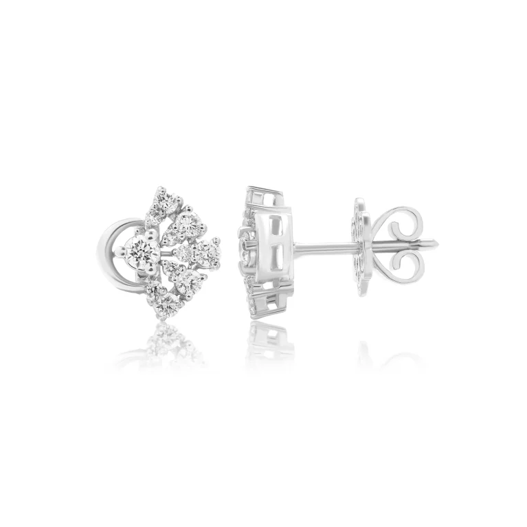 Cluster Diamond Earrings