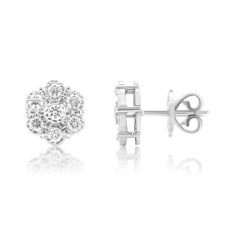 Petal Diamond Studs