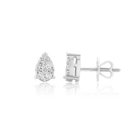 Pear Diamond Studs